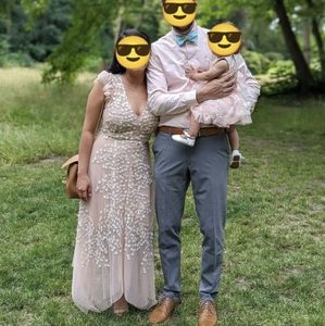 Matching mother-daughter formal dresses, perfect for wedding guests